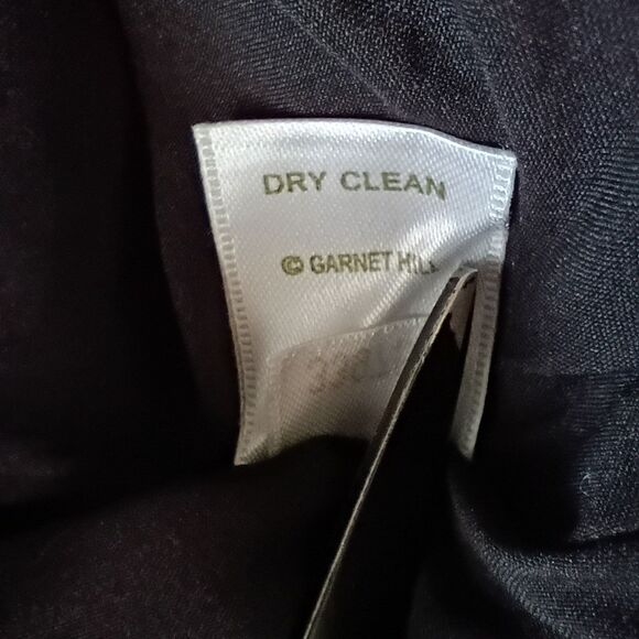 Garnet Hill Gray Tweed Pencil Skirt 10 Boardroom Chic Dark Academia Office Siren - Picture 6 of 6